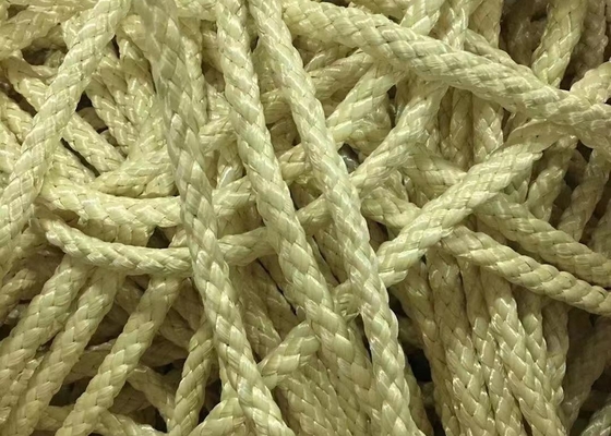 High Speed Paper Machine Parts Aramid Flame Retardant Rope With Strong Tensile Force