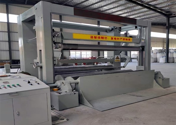 1880mm Bottom Feeding Fluting Paper Rolls Rewinding Machine Paper Products Making Machine