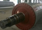 Rubber Or PU Covered Q345B Steel Felt Wire Leading Roller For Paper Machine