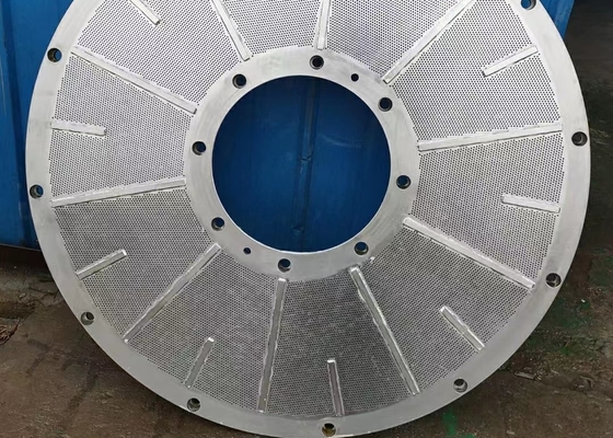 304 Stainless Steel Pulp Screen Plate For Waste Paper Pulp Cleaning Process Defibrator