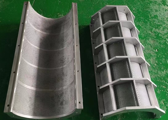 Stainless Steel Dump Sorter Screening Plate Pulp Screen For Waste Pulp Light Impurities