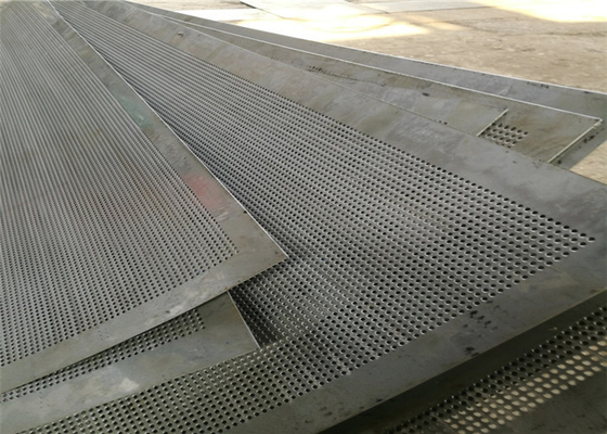 2m2 STS304 Straight Hole Pulp Screen Plate High Vibration Screen Pulp Making Machine Light Impurities Removal