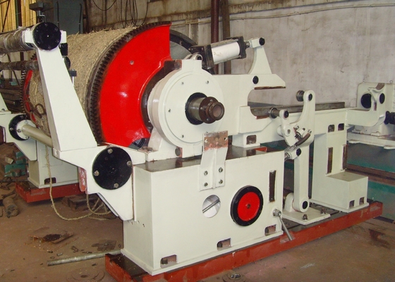 Kraft Paper Making Equipment Horizontal Pneumatic Winding / Reeling Machine