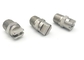 High-pressure needle nozzles, nozzles with embedded ceramic core, paper-making liquid column flow, nets washing nozzles