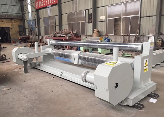 1880mm Bottom Feeding Fluting Paper Rolls Rewinding Machine Paper Products Making Machine