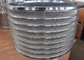Slot / Hole Type Pressure Screen Basket Rotary Drum Sieve Stainless Steel 304 / 316L Material