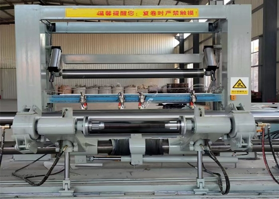 1880mm Bottom Feeding Fluting Paper Rolls Rewinding Machine Paper Products Making Machine